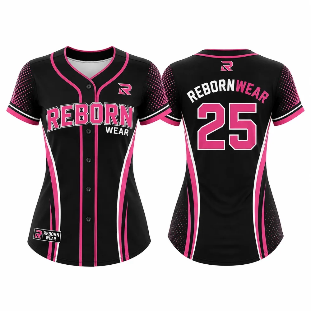 custom women's baseball jersey