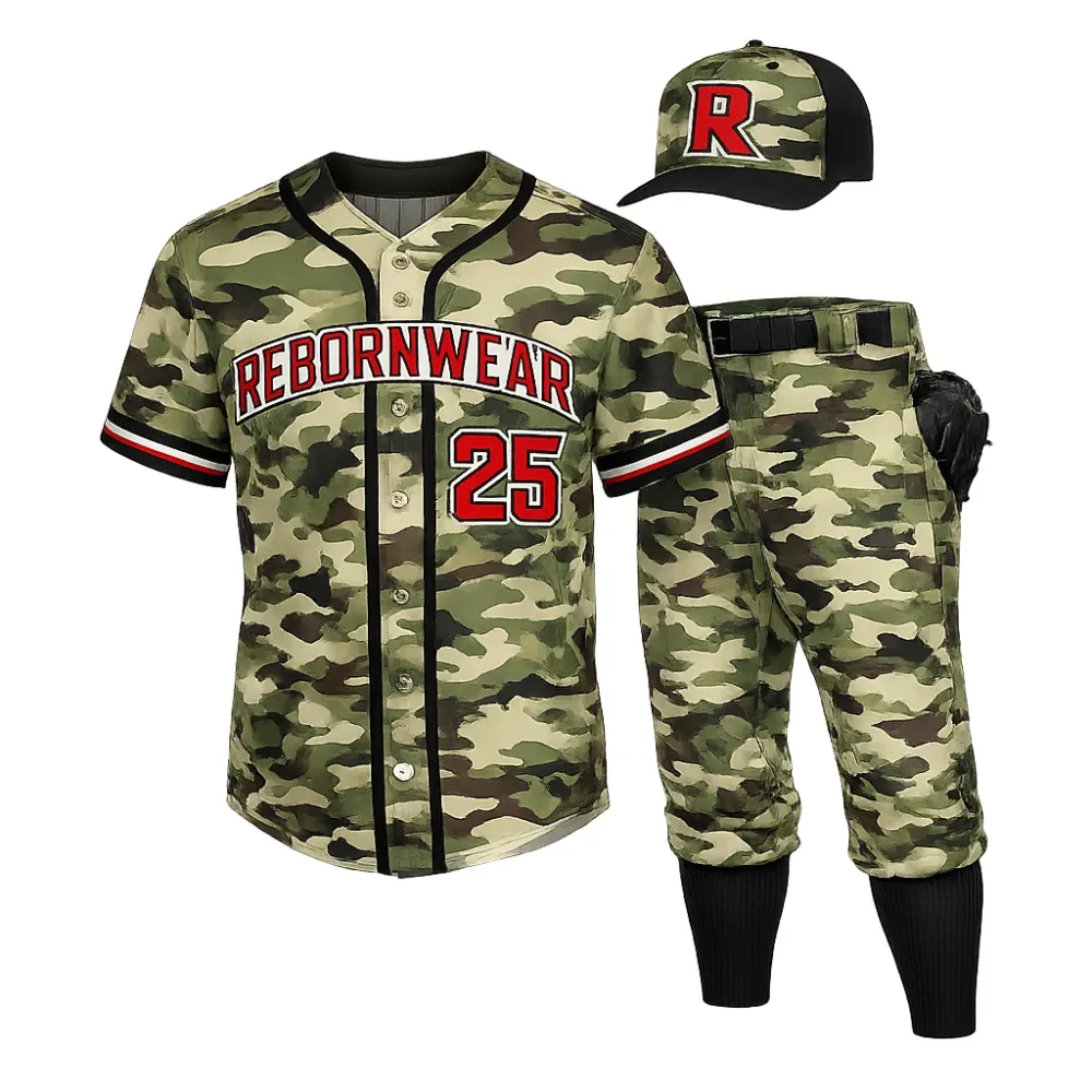 camo baseball uniforms