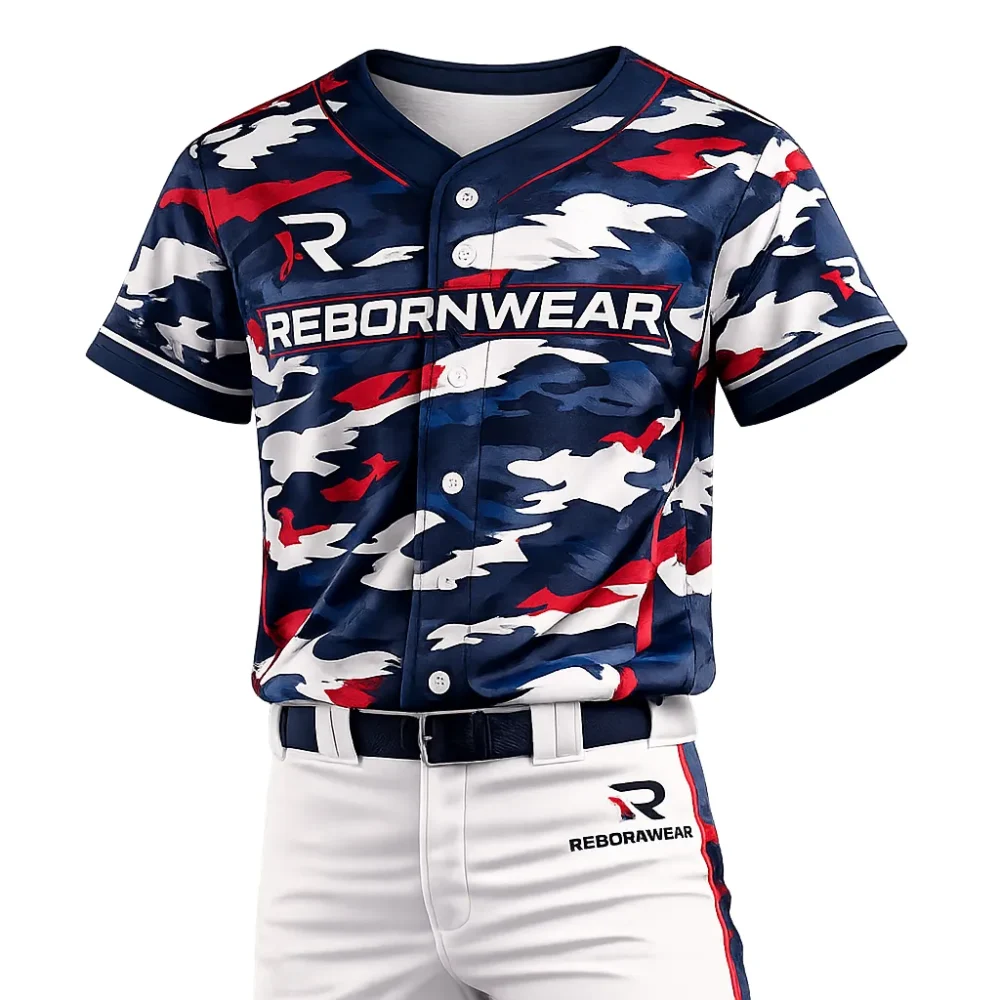 Youth Camo Baseball Jerseys — Bold Custom Camouflage Team Jerseys for Young Players - Image 3