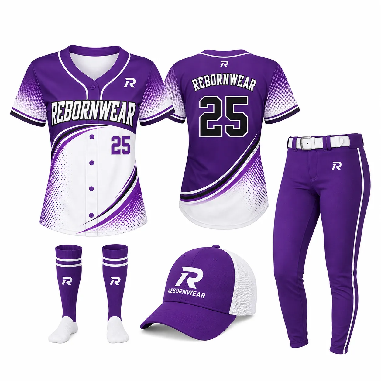 Traditional heritage custom baseball jersey design