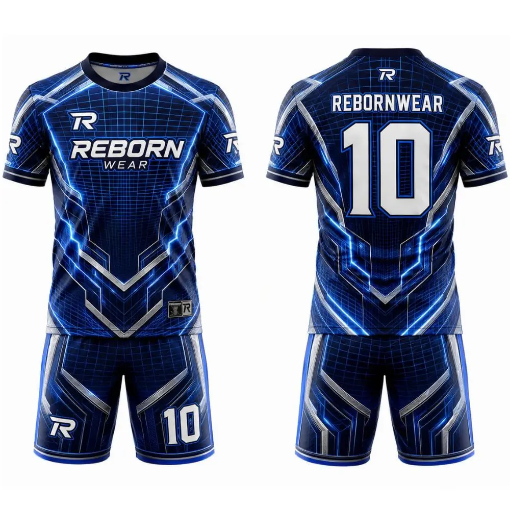 Low poly youth soccer team uniforms by RebornWear