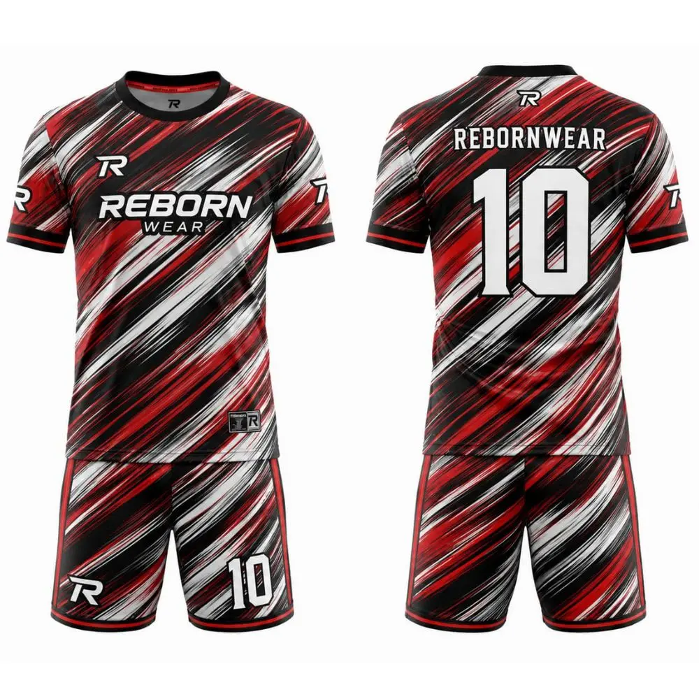Energy burst custom kids soccer kits by RebornWear