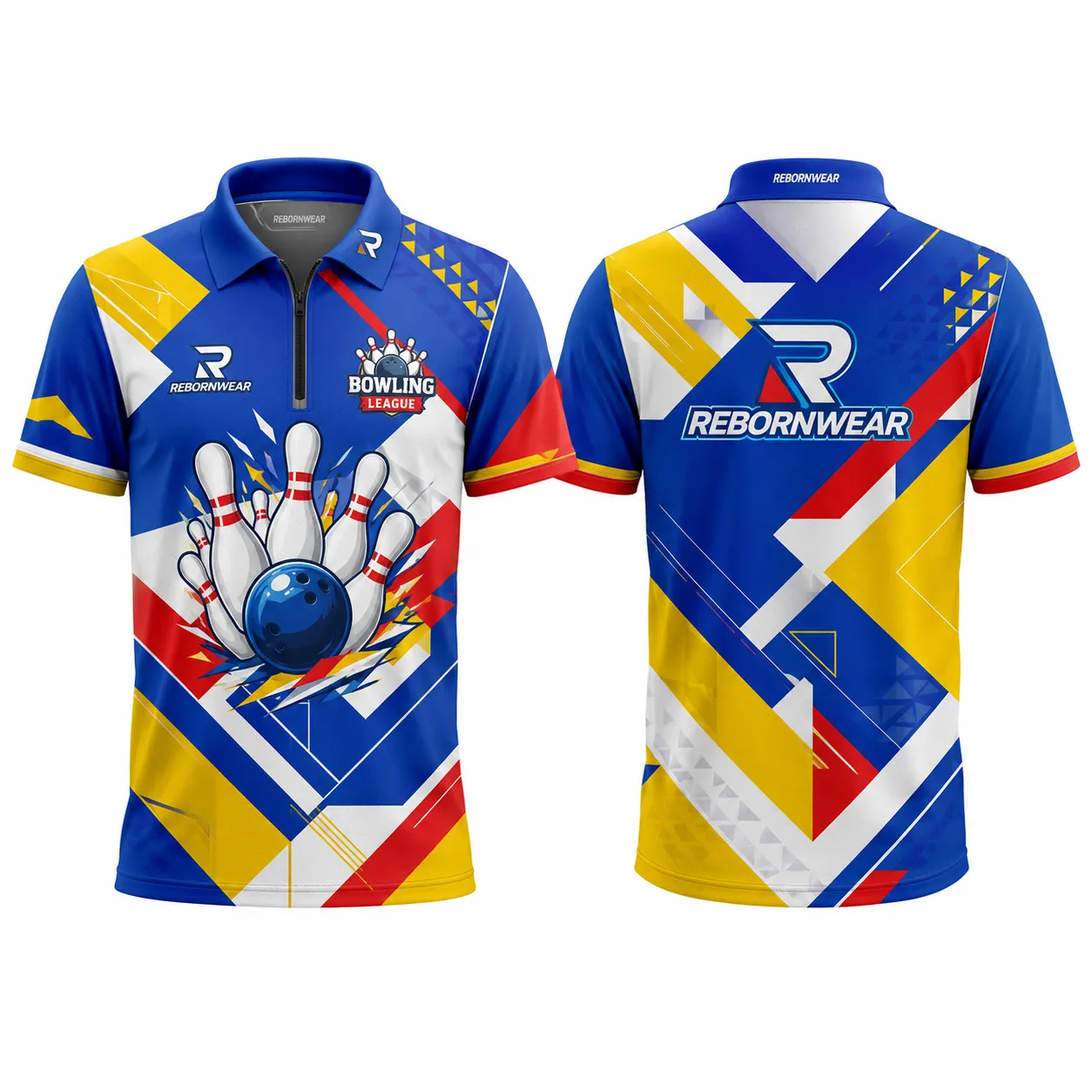 Dye Sublimated Bowling Jerseys — Premium Full-Dye Custom Team Jerseys for USA Leagues 1 dye sublimated bowling jerseys