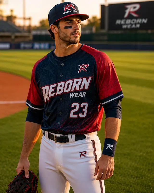 Men's custom baseball uniforms by RebornWear