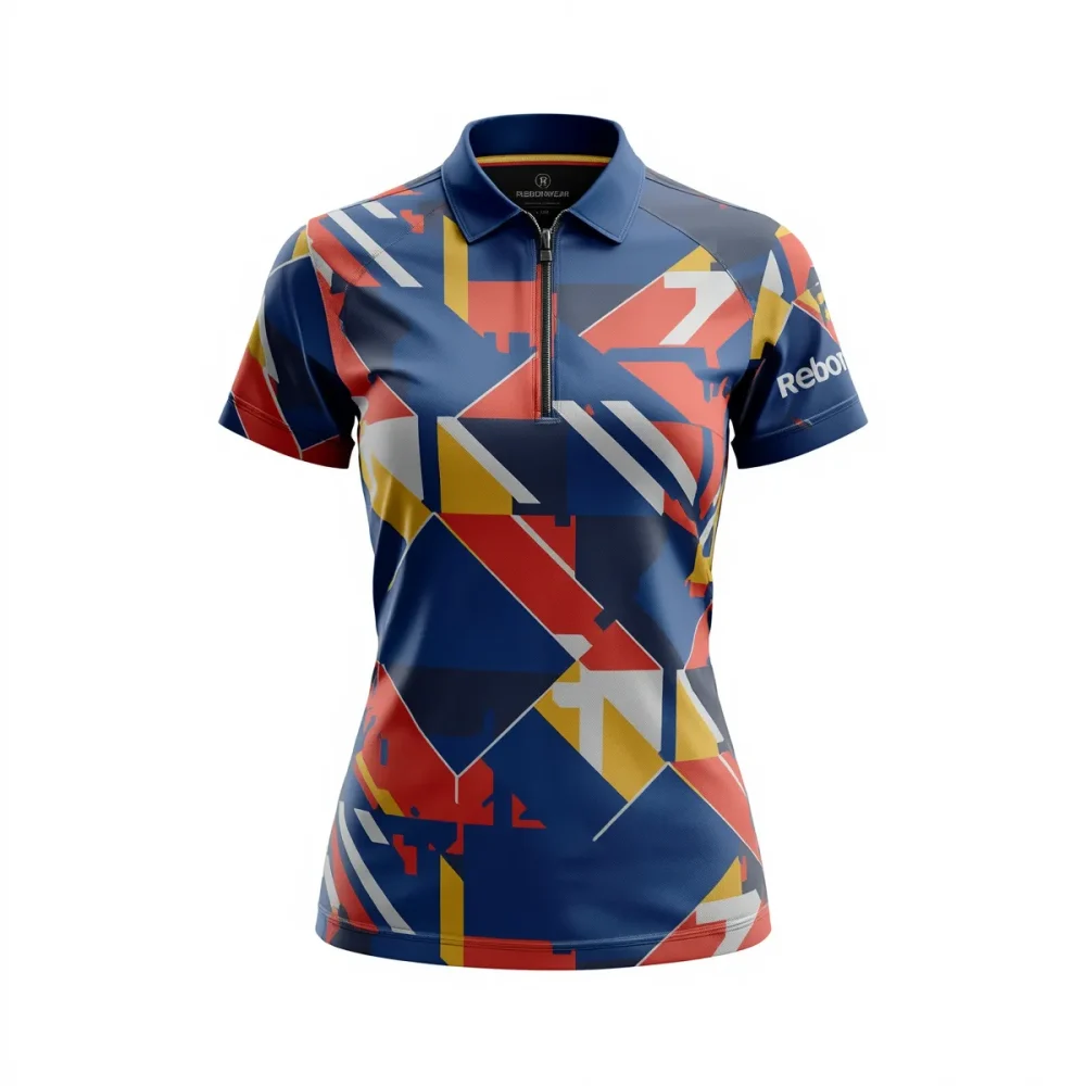 abstract design custom bowling league shirt