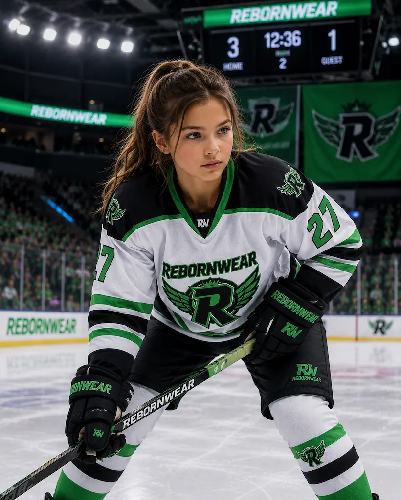 Youth custom ice hockey uniforms by RebornWear
