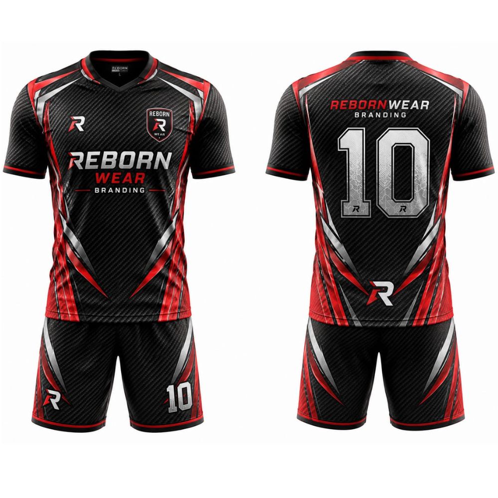 Tech circuit soccer kits for teams by RebornWear