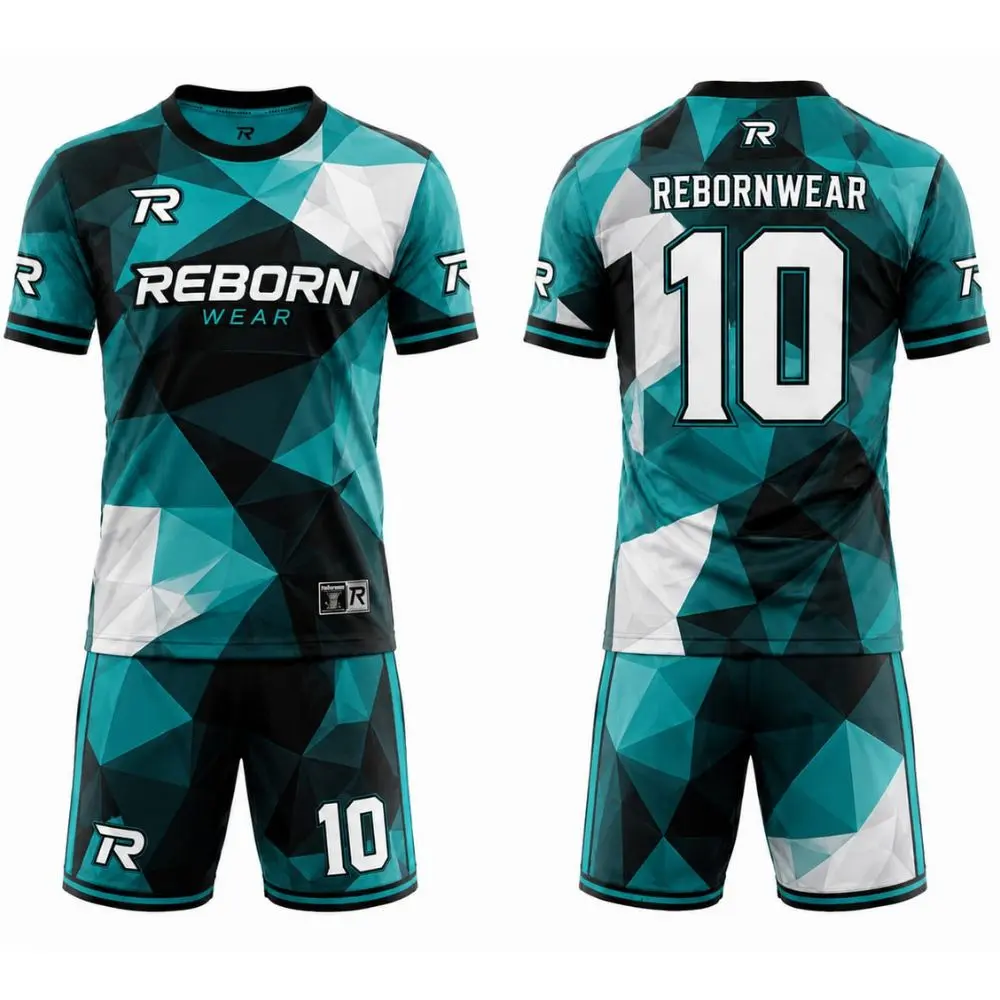 Neon glow youth soccer kits by RebornWear