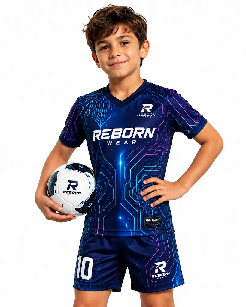 Youth custom soccer uniforms by RebornWear