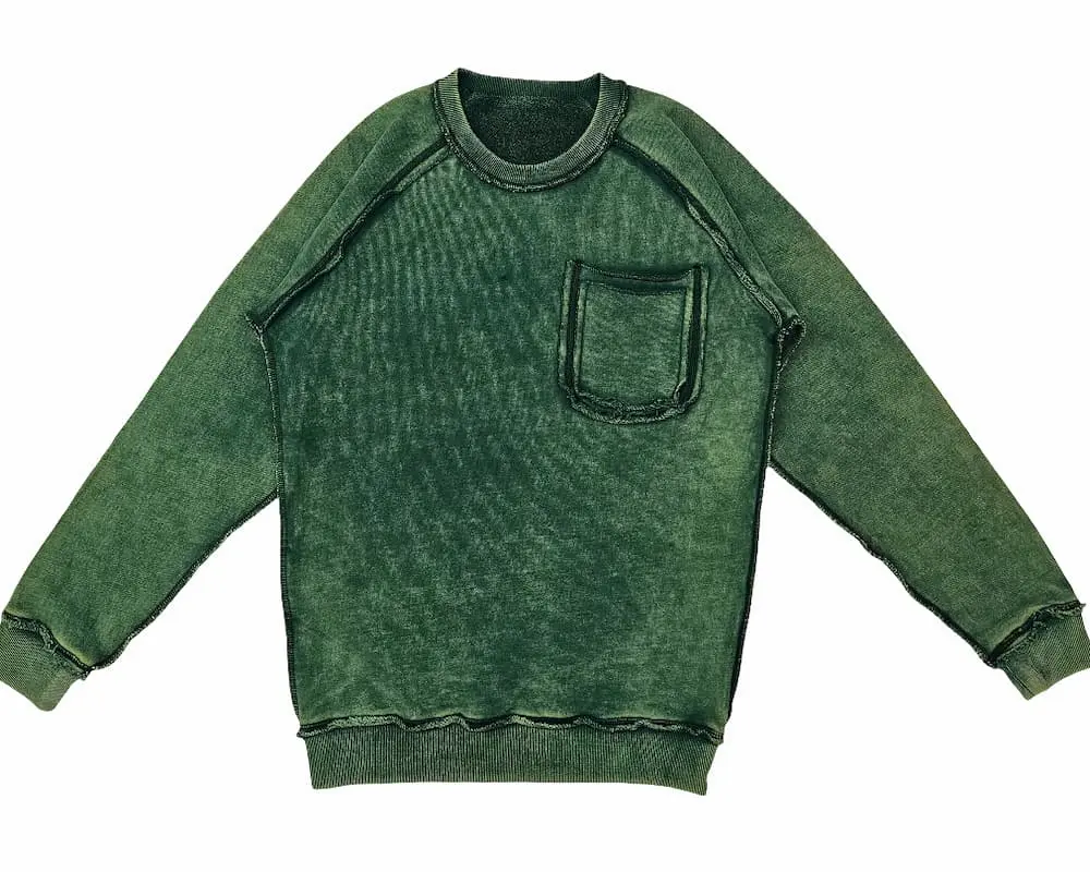 Blank crewneck sweatshirt manufacturer — private label production by RebornWear in Sialkot, Pakistan