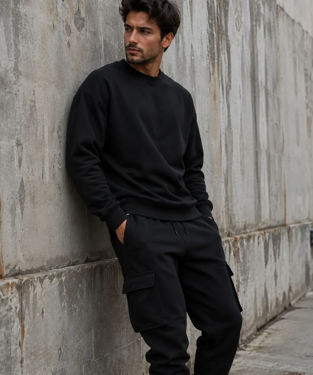 Custom cargo joggers manufacturer by RebornWear