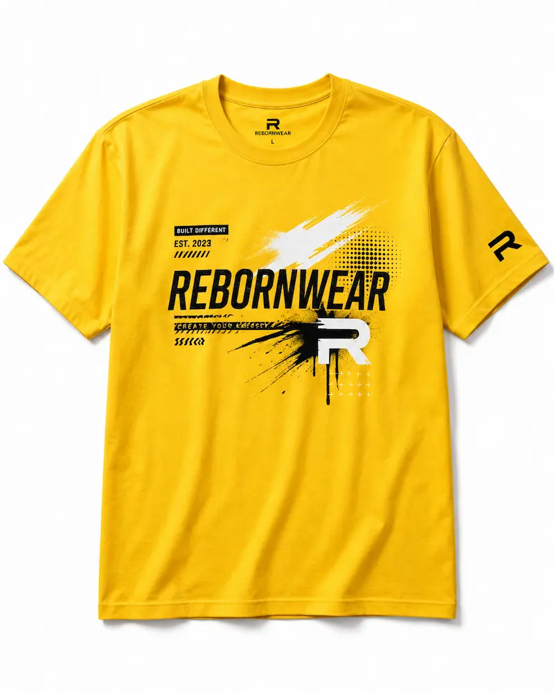 Custom graphic t-shirt manufacturer by RebornWear