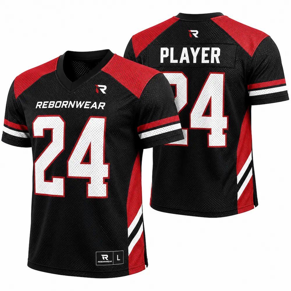 Custom men's football practice jersey by RebornWear