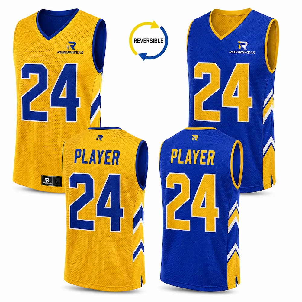 Custom men's reversible football jersey by RebornWear