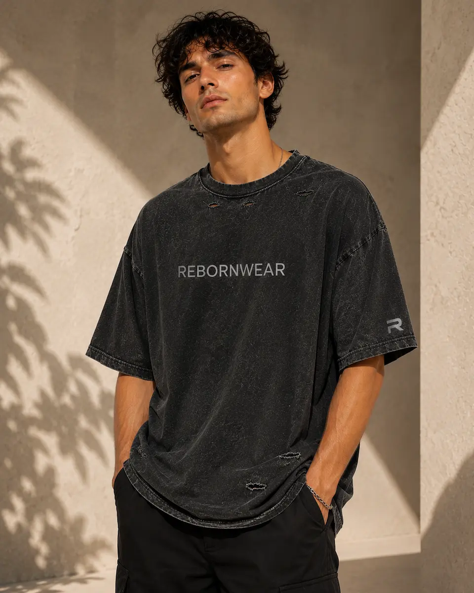 Custom men's t-shirts manufacturer by RebornWear