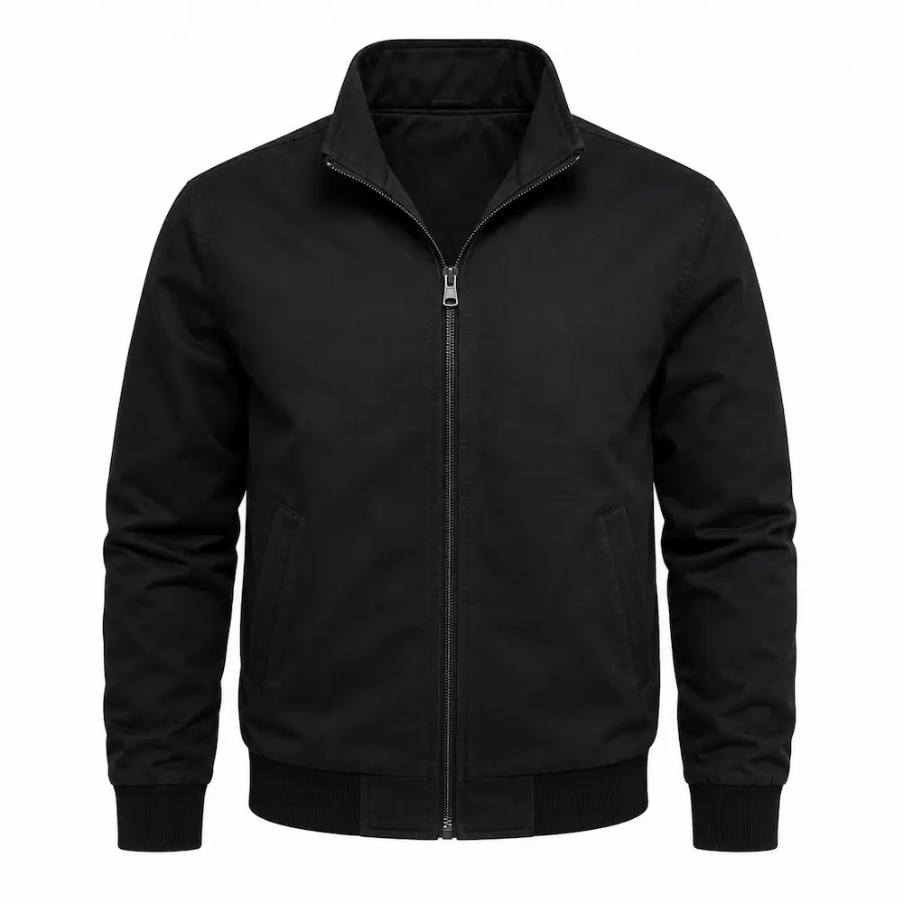 Custom men's cotton twill jacket manufacturer by RebornWear