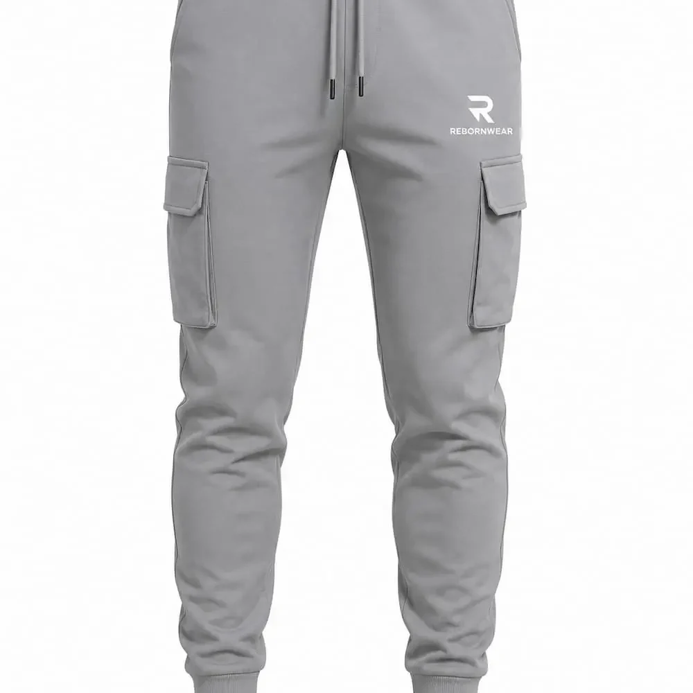 Custom men's cargo joggers manufacturer — RebornWear, Sialkot, Pakistan