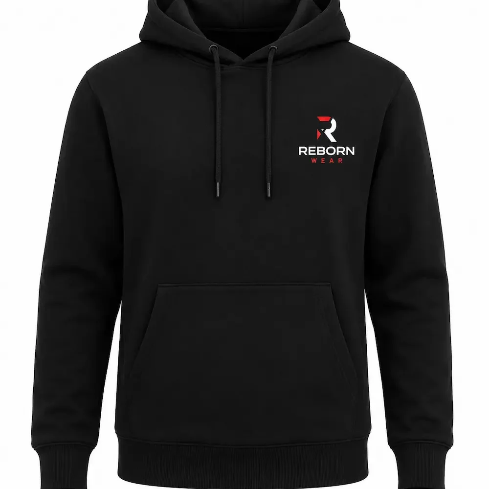 Custom men's hooded sweatshirt manufacturer — RebornWear, Sialkot, Pakistan