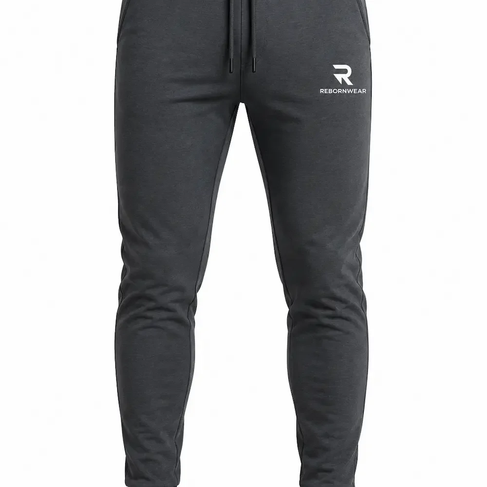 Custom men's slim joggers manufacturer — RebornWear, Sialkot, Pakistan