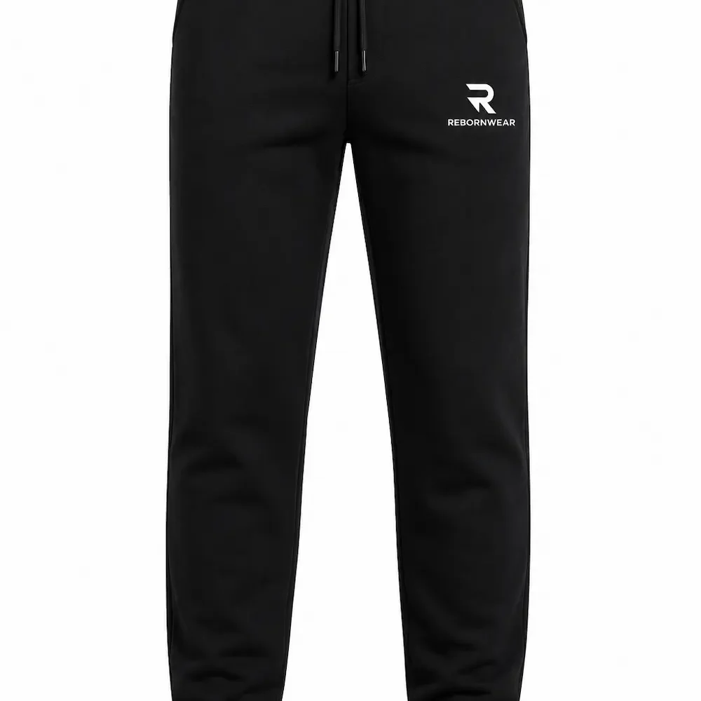 Custom men's straight leg joggers manufacturer — RebornWear, Sialkot, Pakistan