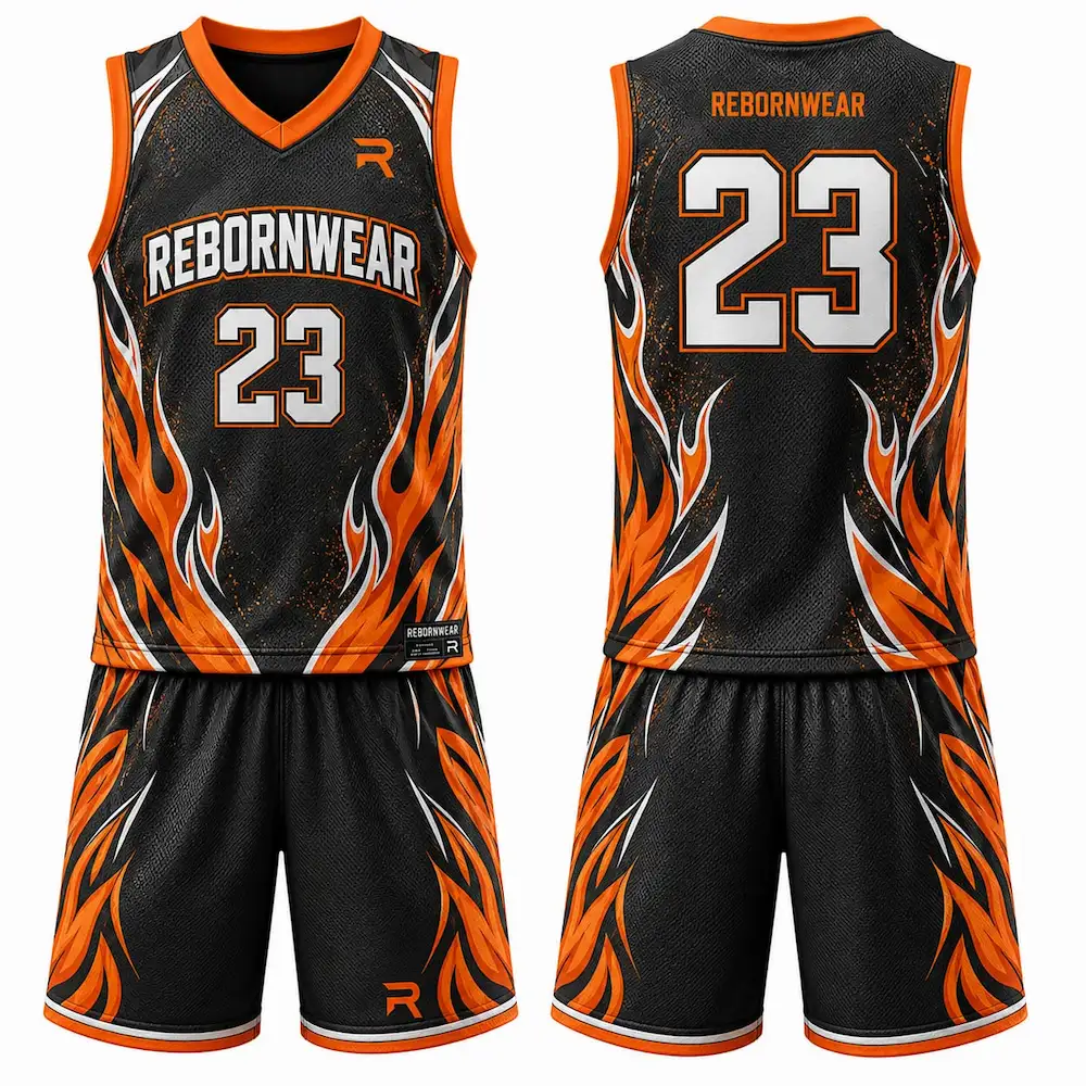 Custom Boys Basketball Uniforms — Factory-Direct RebornWear manufactures custom boys basketball uniforms and ships them factory-direct from Pakistan to USA youth teams, schools, AAU programs, and rec leagues. Each kit includes a sublimated jersey and shorts, cut for boys ages 6–14, in Pantone-matched team colors — with names and numbers included at no extra charge. Fast facts: MOQ: 50 pieces Production: 12–15 days after proof approval Sizes: Boys XS–XL Print: Full dye sublimation (permanent — no cracking or peeling) Personalization: Names + numbers included, zero per-player fee Design proof: Free, within 48 hours What Are Boys Basketball Uniforms? Boys basketball uniforms are jersey-and-shorts kits sized and cut for young male players ages 6–14. A proper boys uniform uses youth body proportions and a durable, active-play cut — not an adult uniform scaled down. RebornWear boys uniforms are built from youth-specific patterns, so they fit correctly and move freely at every age level. Why Buy Boys Uniforms Factory-Direct? Problem: Catalog distributors add markup and limit you to stock colors and templates. Solution: RebornWear is the manufacturer — you pay factory price, choose any Pantone color, and get a fully custom design with no template limits. FactorRebornWear (Direct)Catalog DistributorPricingFactory-directMarkup addedDesignBlank canvas — unlimitedTemplate onlyColorAny Pantone matchLimited stockNames + numbersIncludedExtra per playerTurnaround12–15 days3–6 weeks Custom Design Options Full sublimation covers the whole kit — jersey and shorts. Team name, player name, and number in any font and color Team logo in full-color photographic quality Any base color, gradient, or color-block design Matching jersey and shorts as one coordinated design Reversible option — home and away in one kit Boys Uniform Sizing SizeAge ApproximateBoys XS6–8Boys S8–10Boys M10–12Boys L12–13Boys XL13–14 Order by actual chest and waist measurement, not age — boys vary widely at the same age. A full sizing chart ships with every order. Fabric & Specs 100% polyester performance knit, 130–150gsm Moisture-wicking, four-way stretch Soft interior finish for young players Colorfast through 50+ wash cycles Reinforced collar, armhole, side seams, and waistband Who We Supply Elementary and middle school boys programs, youth rec leagues, AAU boys travel teams, YMCA programs, church and club leagues, and sporting goods retailers across the USA. How to Order Send your team colors, logo, and roster (names, numbers, sizes). Get a free proof in 48 hours, unlimited revisions, then 12–15 day production shipped direct to your USA address with tracking. Get a Free Quote · WhatsApp +92 343 4500005 For rules reference USA Basketball; for textile standards see ASTM International. Related: Youth Basketball Uniforms · Kids Basketball Uniforms · Youth Basketball Jerseys · Youth Uniform Packages