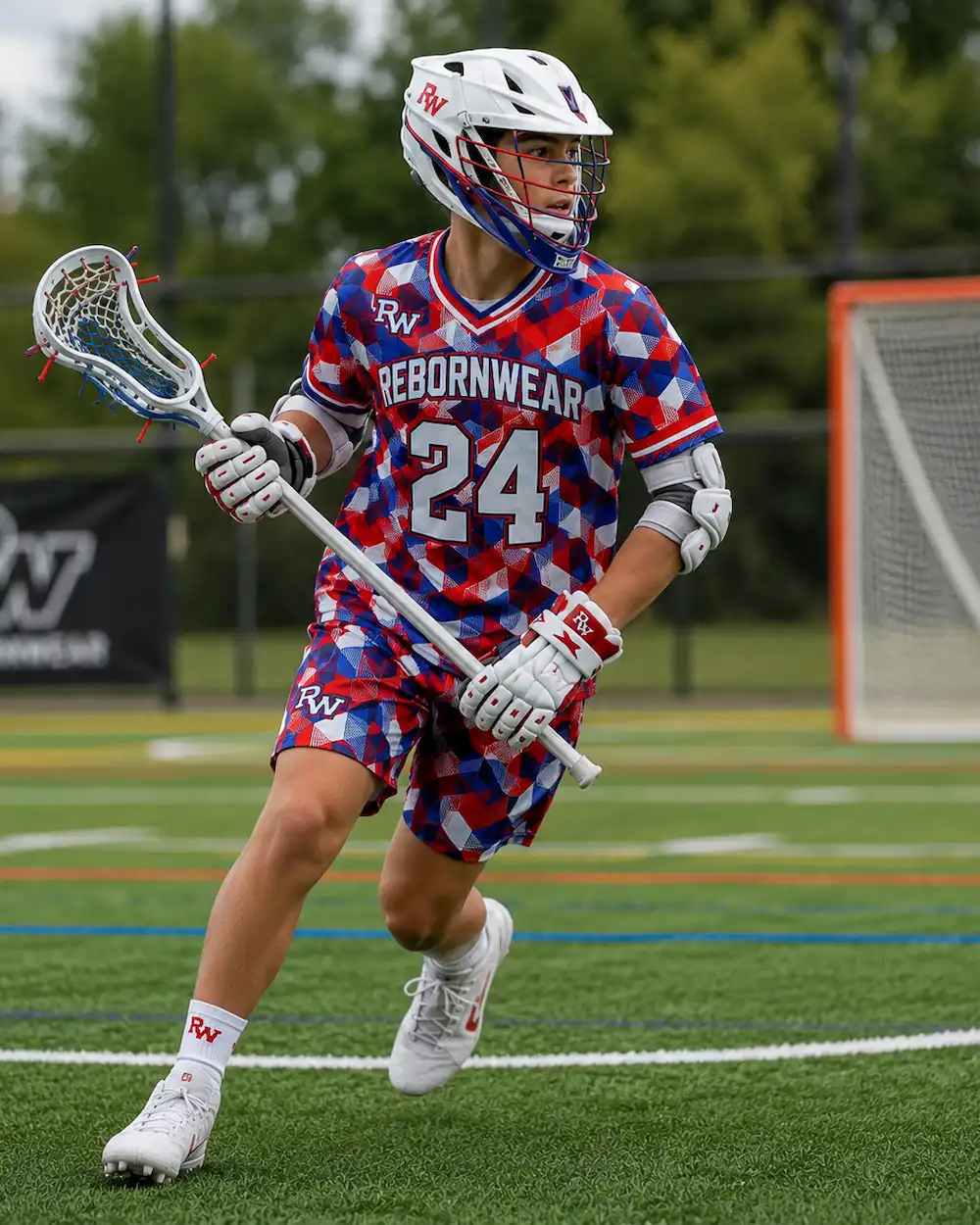 Custom youth lacrosse uniform by RebornWear