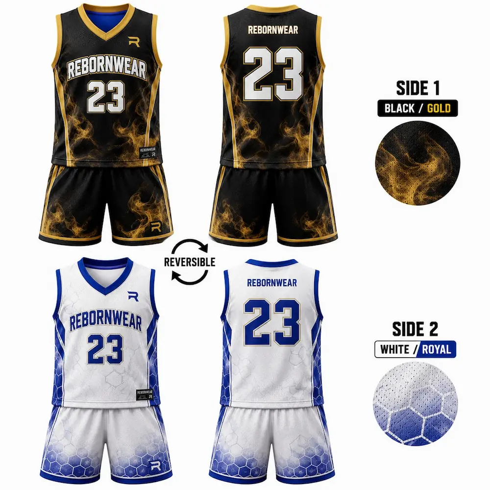 reversible youth basketball uniforms