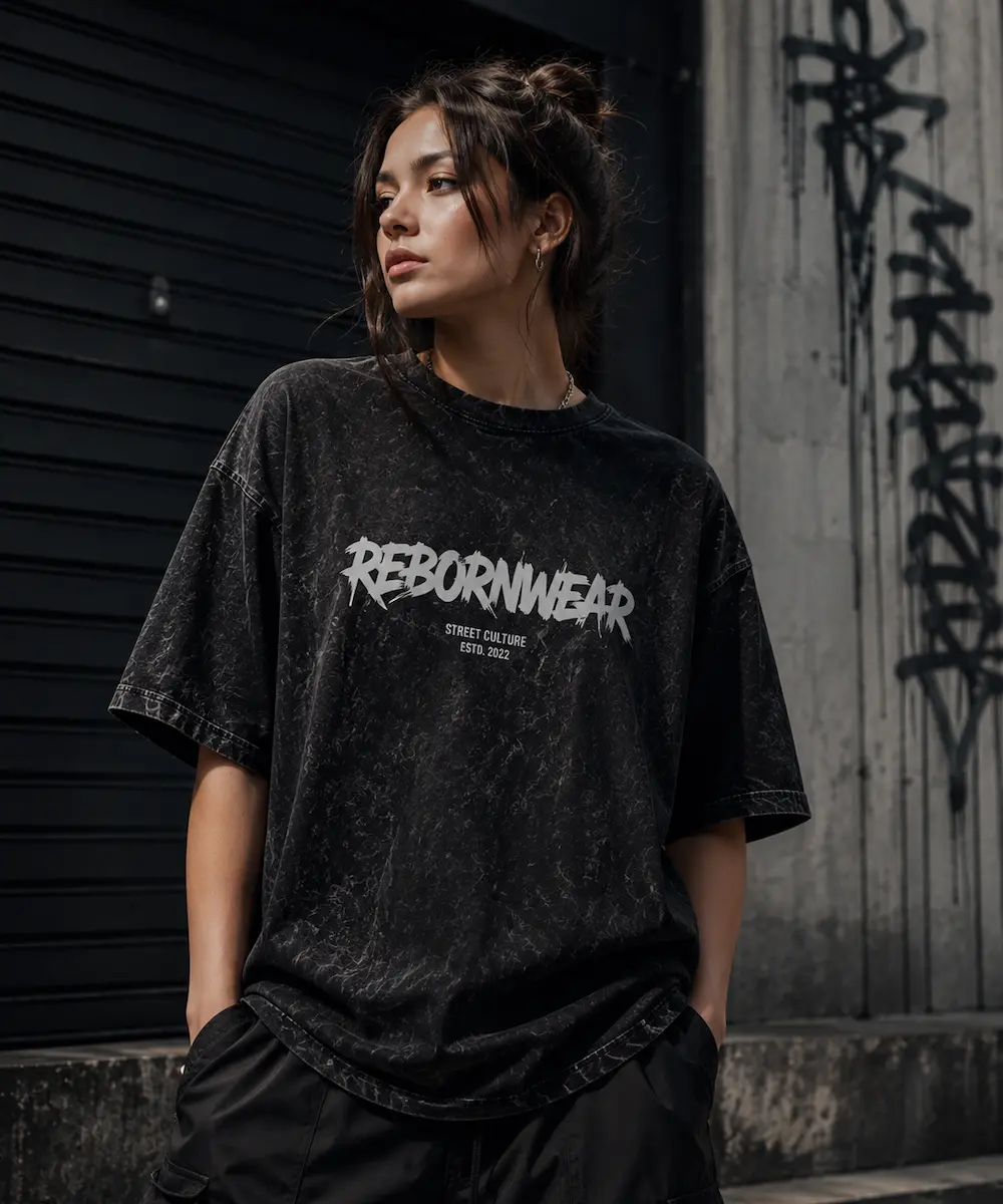 Custom t-shirts manufacturer — private label tee production by RebornWear in Sialkot, Pakistan