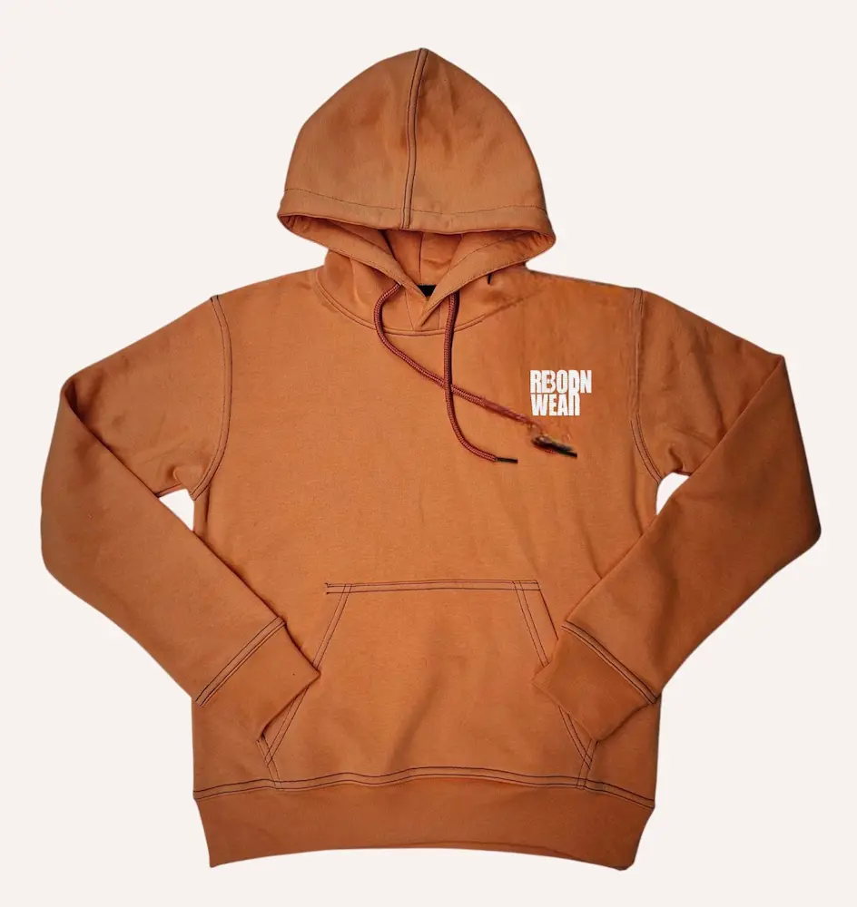 Custom women's graphic hoodie manufacturer — private label production by RebornWear in Sialkot, Pakistan