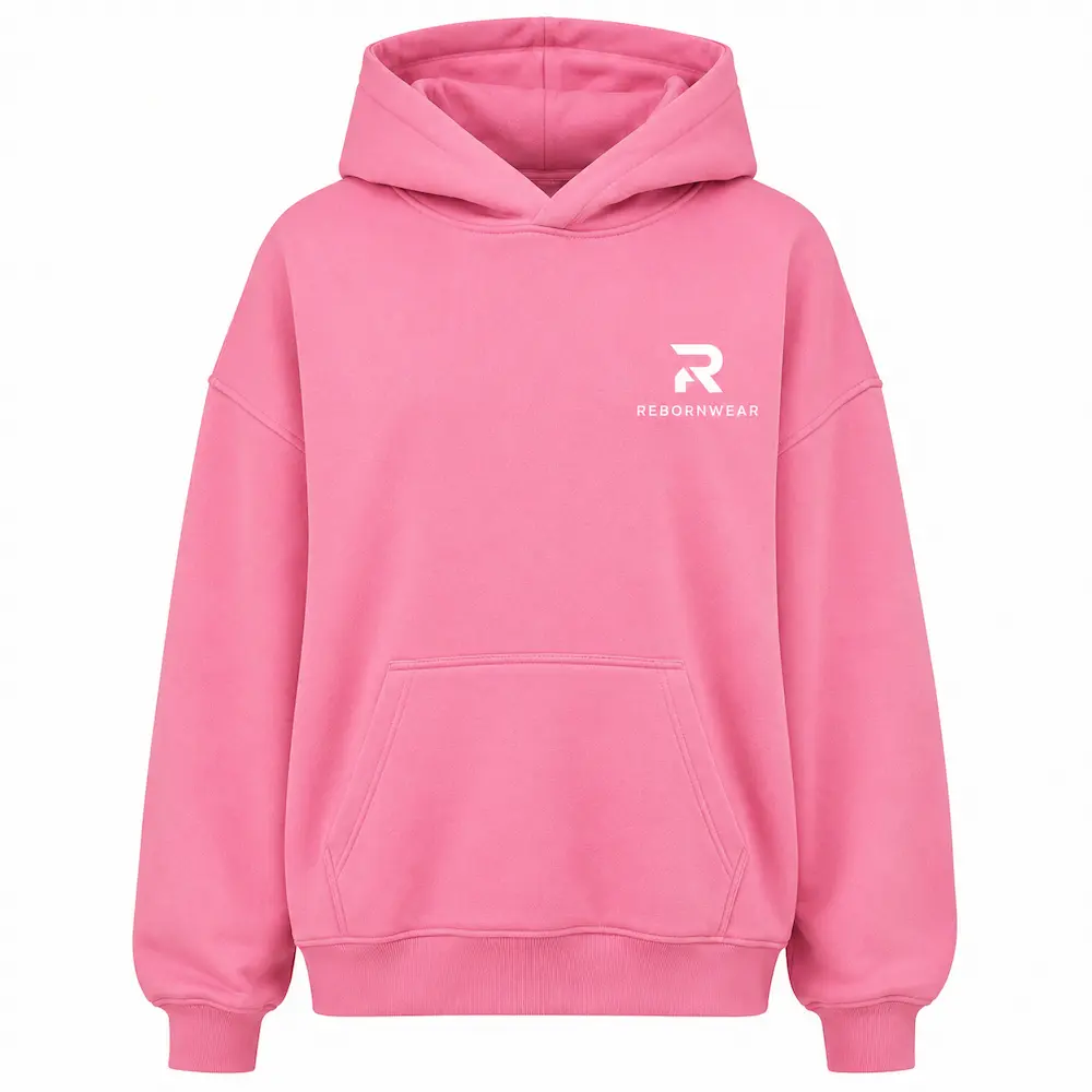 Custom women's oversized hoodie manufacturer — private label production by RebornWear in Sialkot, Pakistan