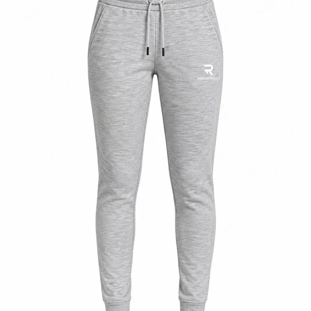 Custom women's slim joggers manufacturer — RebornWear, Sialkot, Pakistan