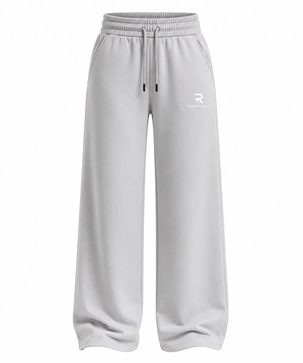 Women's Wide-Leg Joggers 1 Custom women's wide-leg joggers manufacturer — RebornWear, Sialkot, Pakistan