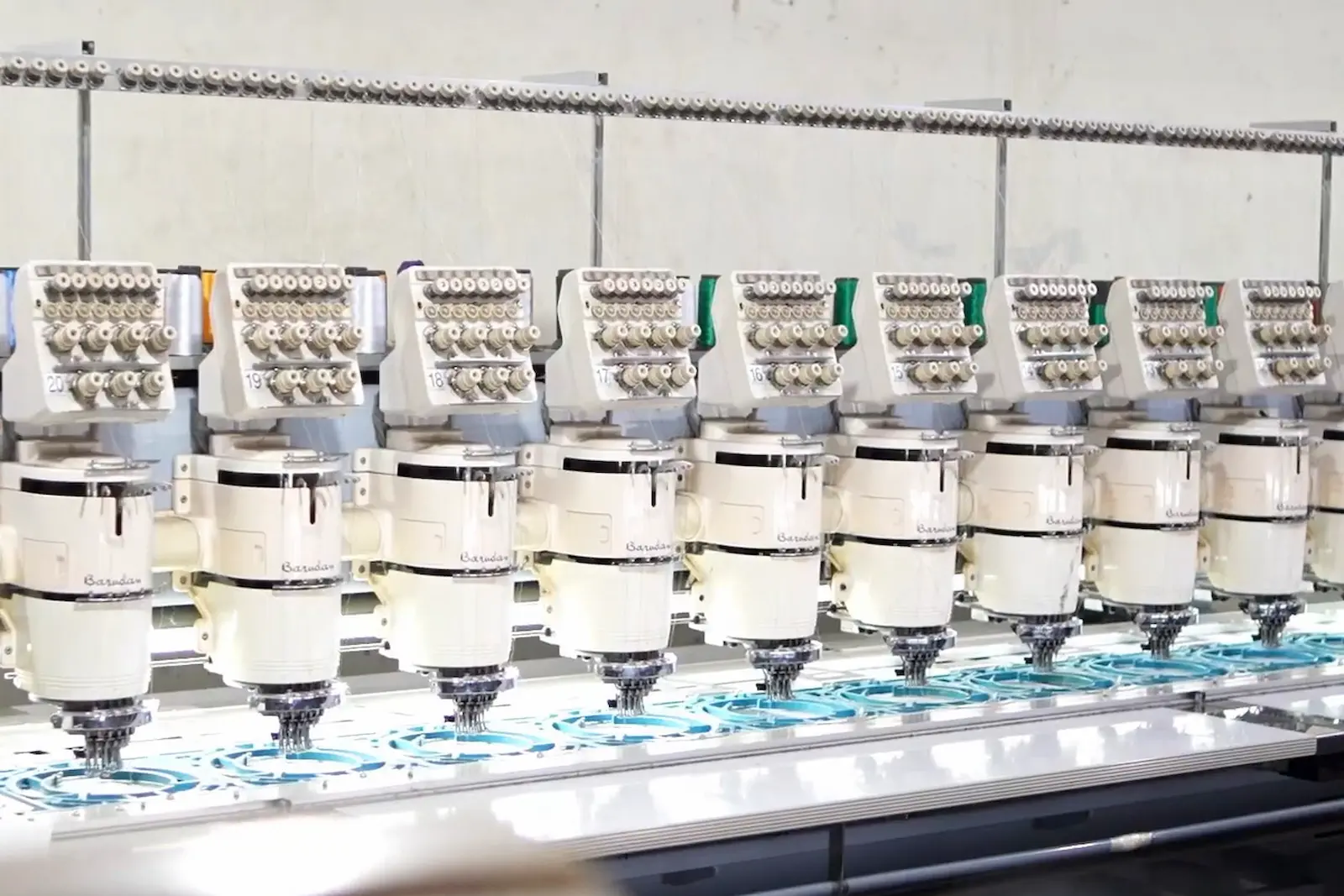 Barudan Embroidery Machines at RebornWear