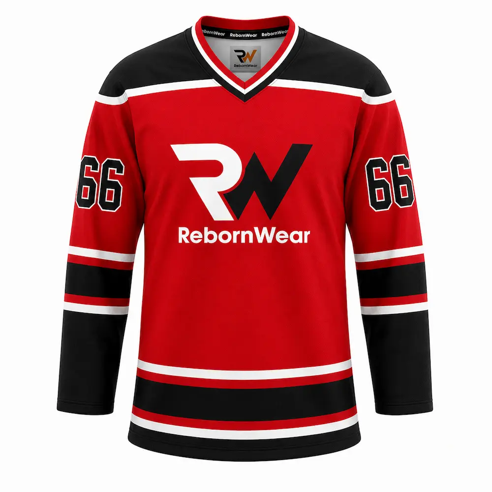 Custom men's hockey jersey by RebornWear