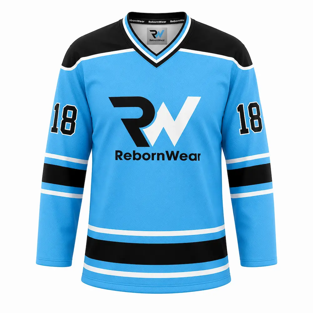 Custom men's hockey jersey by RebornWear