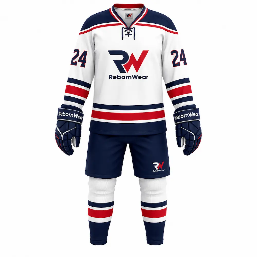Custom men's ice hockey uniform by RebornWear