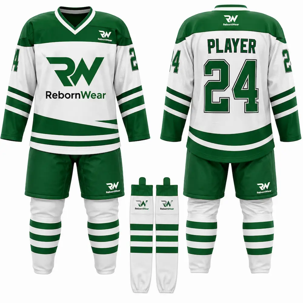 Custom youth ice hockey uniform by RebornWear