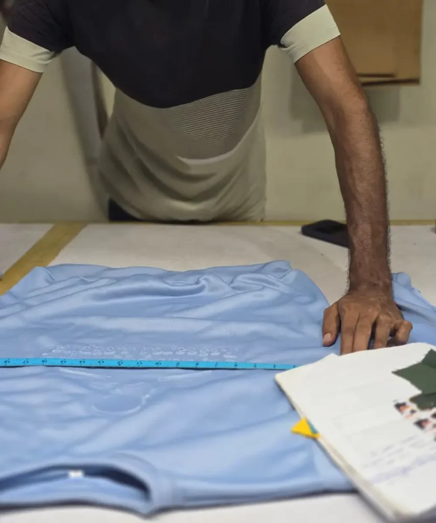 Why New Brands Choose RebornWear as Their Manufacturing Partner 4 garment measurements checking at rebornwear 1