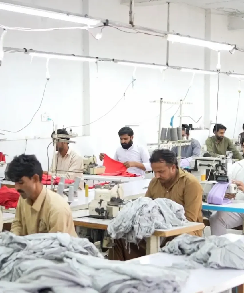 Why New Brands Choose RebornWear as Their Manufacturing Partner 2 production hall rebornwear 1