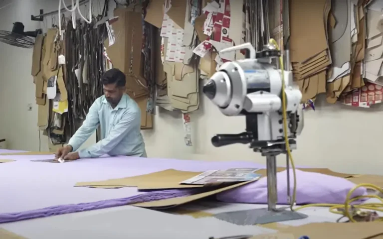 private label apparel manufacturer production floor in Sialkot, Pakistan