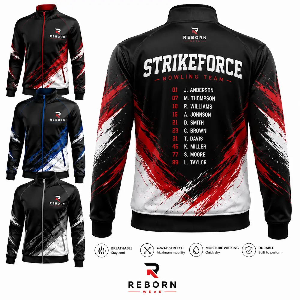 team bowling jackets by rebornwear Team Bowling Jackets by RebornWear