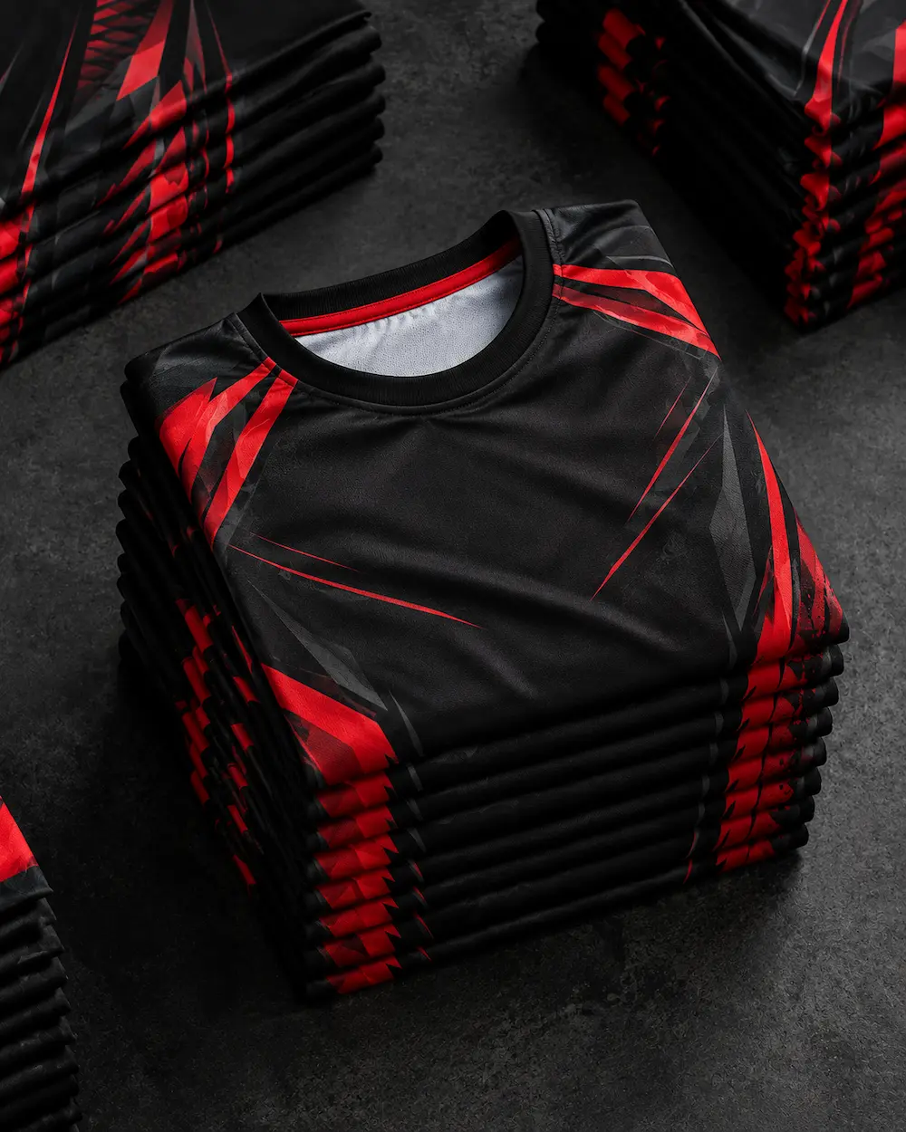 Custom esports team jersey with organization branding