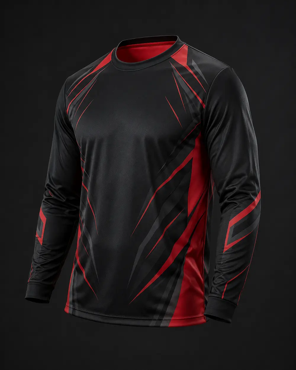 Long sleeve esports jersey for gaming teams